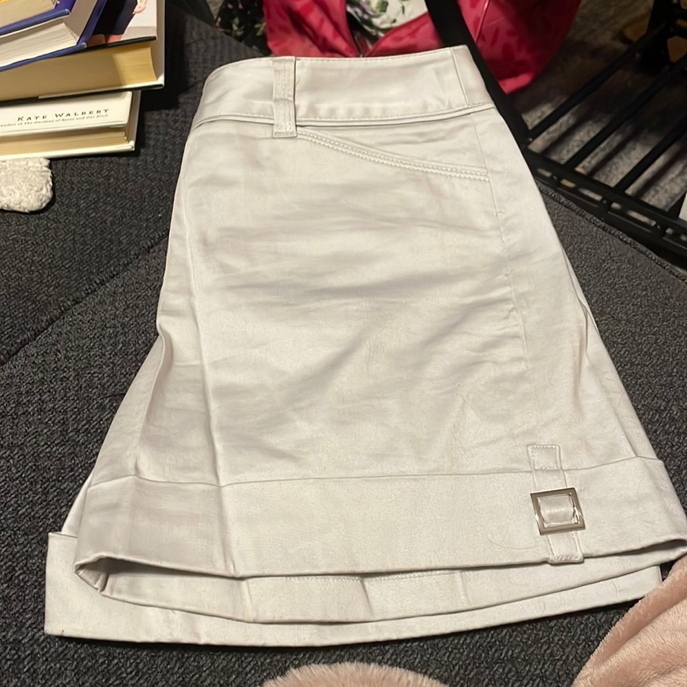 WHBM Gray 5-inch Shorts